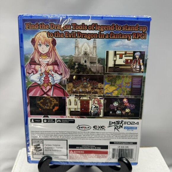 Liege Dragon PS5 Limited Run #024 Sony PlayStation 5 RPG Video Game KEMCO Sealed - Picture 2 of 6